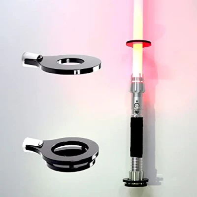 Image de WANLIAN Support mural vertical pour sabre laser de lévitation d&#039;épée compatible avec le (noir 1 trou)