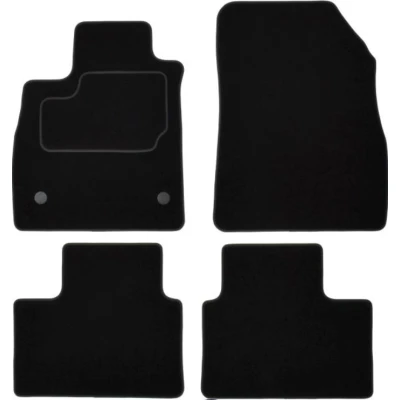 Image de MAMMOOTH A041 RNT452 PRM 01 Ensemble de tapis sol Textile avant et arrière 4 noir RENAULT: Talisman Berline