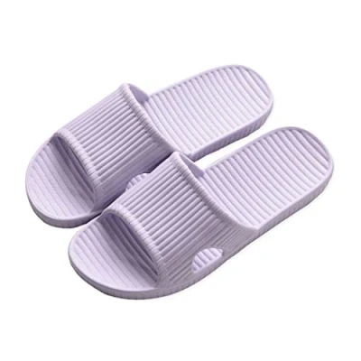 Image de APIKA Pantoufles Antidérapantes pour Femmes Et Hommes Usage Intérieur Extérieur Bain Sandal Soft Foam Sole Chaussures De Piscine Maison Accueil Slide(Violet Clair,40/41 EU)