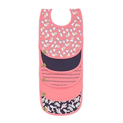 Image de Lässig Bébé bibs ensemble (5 pcs) velcro coton imperméable/Value Pack Bib Glama Lama