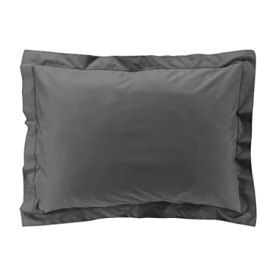 Image de douceur d&#039;intérieur, Taie d&#039;Oreiller (50 x 70 cm) Percaline Acier, Percale de Coton