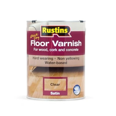 Image de Rustins Vernis de sol brillant et satiné 1 l 2,5 5 Satin Litre
