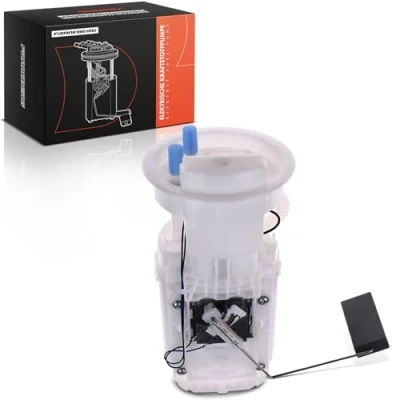 Image de Frankberg Pompe électrique carburant Essence 4 Pôles Compatible avec Polo 9N 1.2L 1.8L 2002 2009 Fabia I Break 6Y5 2.0L 2004 2007 Ibiza III 6L1 Remplace# 6Q0919051J