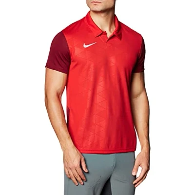 Image de Nike Trophy IV Jersey SS Maillot Homme University Red/Team Red/(White) FR: 2XL (Taille Fabricant: 2XL)