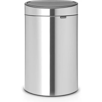Image de Brabantia Touch Bin New Recycle 10 + 23L, Acier Mat Anti Trace de Doigts