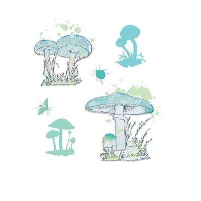 Image de Sizzix 49 and Market Matrices de découpe pour timbres et cadres Transparent Format A5