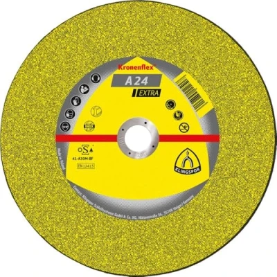 Image de Kronenflex 188463 A 24 Extra Disque à tronçonner convexe, 125 x 25 mm, Jaune