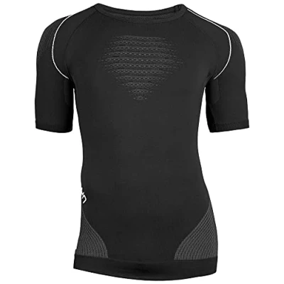 Image de UYN EVOLUTYON UW SH_SL T Shirt Men&#039;s, Tableau Noir/Anthracite/Blanc, Taille Unique
