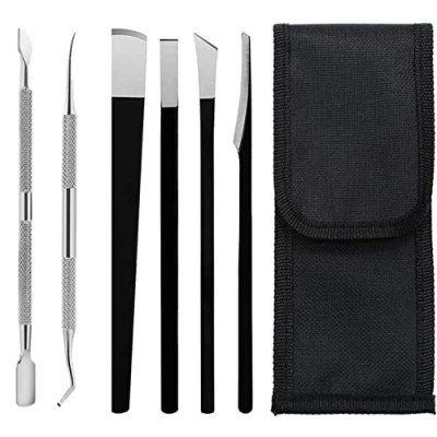 Image de Seloxmcs Kits de Couteaux PéDicure Professionnels, Coupe Cors Pied Scalpel Lame Bistouri Couteau Kit Pour RâPe à Fichier Ensemble