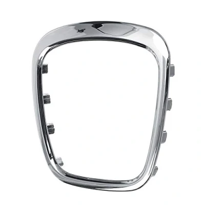 Image de DKEKE Chrome Volant Couvercle Trim Sticker Centre Logo Cadre d&#039;anneau pour Audi A4 B8 B6 B7 A3 8P S3 A6 C6 Q7 Q5 A5