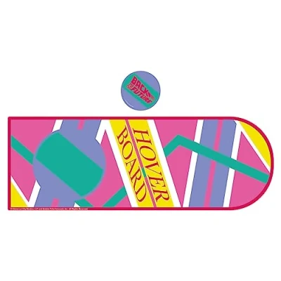Image de Retour vers le futur Set sous mains &amp; verre Hoverboard Limited Edition