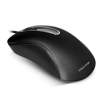 Image de Souris Shape 3D S BK ADVANCE Filaire Optique 3 Boutons 1000 DPI PC / Mac OS X Noir