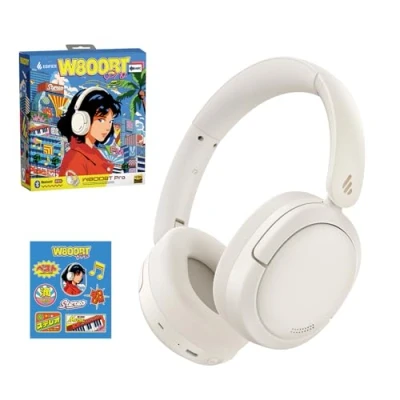 Image de Edifier W800BT Pro Casque sans Fil Hybride de Réduction Bruit Actif Son Haute Résolution IA Annule Appels 45 Heures Lecture Charge Rapide Bluetooth 5.4 Édition Cadeau