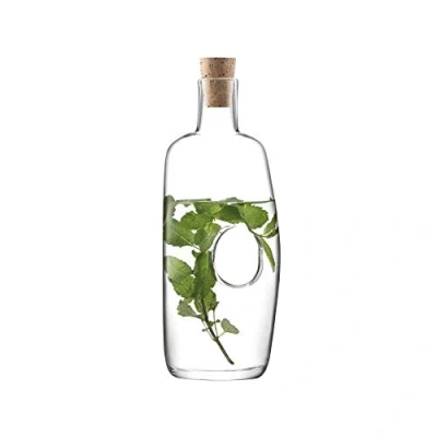 Image de LSA Void VO02 Carafe et bouchon en liège Transparent 1,1 l