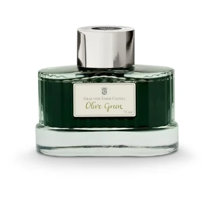 Image de Flacon d’encre Graf von Faber Castell Olive Green 75 ML
