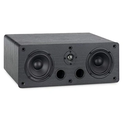 Image de McGrey CS 440 BK 2x 4&quot; haut parleur hi fi noir pour étagère 40W RMS