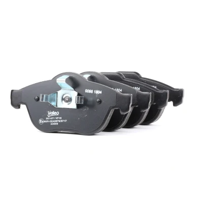 Image de VALEO 301471 Jeu de plaquettes frein FIRST Essieu avant contact signal d&#039;usure exclu avec tôle anti bruit RENAULT: ESPACE 4, Vel Satis