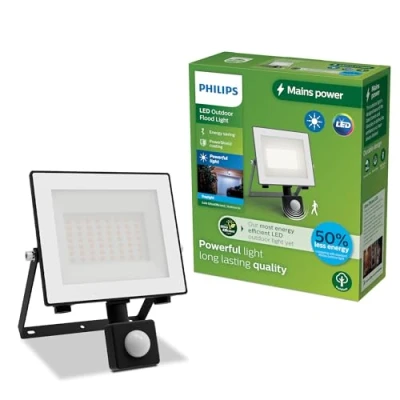 Image de Projecteur d&#039;extérieur LED Philips Lois UE Sensor, 14 W, 5 000 K IP65
