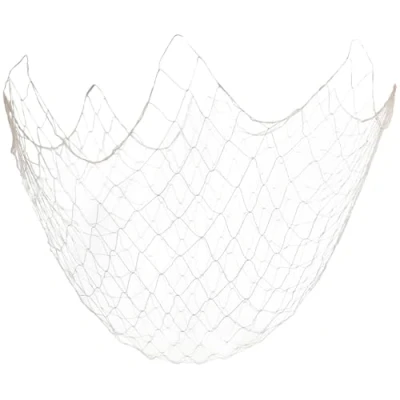 Image de com four® 1x dekoratives Fischernetz natürlich gefärbtes Netz ALS Wanddekoration und Fotohalter Angelwerkzeug Netz, Falle (1 pièce Filet 1x2 mètres)