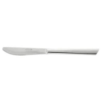 Image de Arcos Séries Toscana Couteau à Dessert de Table Monobloc d&#039;une Pièce Acier Inoxydable 85 mm Couleur Argent