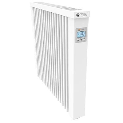 Image de Radiateur électrique AeroFlow® COMPACT 1300 avec briques réfractaires et multi contrôleur FlexiSmart (Andorid iOS) chauffage à accumulation de surface en tant que d&#039;appoint
