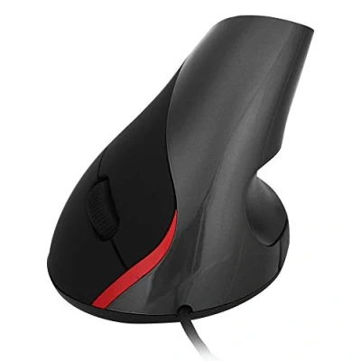 Image de Tosuny Souris ergonomiques, de Jeu 3200DPI USB Verticale, Repose Poignet pour Ordinateur Portable PC(Noir)