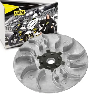 Image de Area1 poulie roue de ventilateur rechange y compris étoile 50ccm 2T compatible avec Speedfight 3 4, Jetforce, Citystar, Django, Elystar, Ludix, Kisbee, New Vivacity, TKR