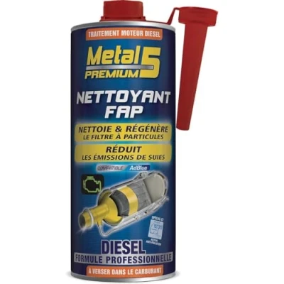 Image de Nettoyant FAP Diesel 1L Metal 5 Premium Traitement alliant une combinaison d’additifs pour éviter l’encrassement des et facilite la régénération