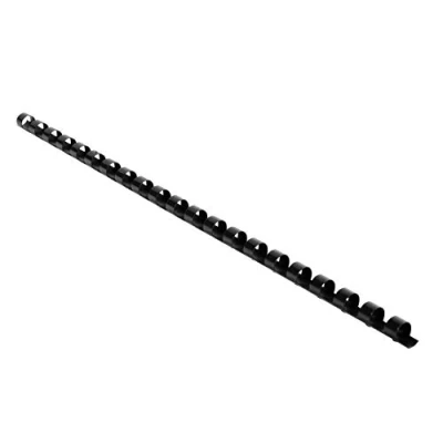 Image de Exacompta Réf. 75201E Boîte de 100 reliures spirales en PVC noir 8 mm permet relier 20 à 40 feuilles 80g format A4 ou A3 paysage convient pour tout type machine anneaux