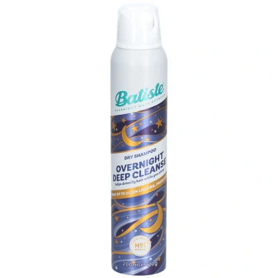 Image de Batiste Overnight Deep Cleanse Shampooing sec sans rinçage pour une utilisation pendant la nuit Absorbe l&#039;huile des cheveux propres et frais