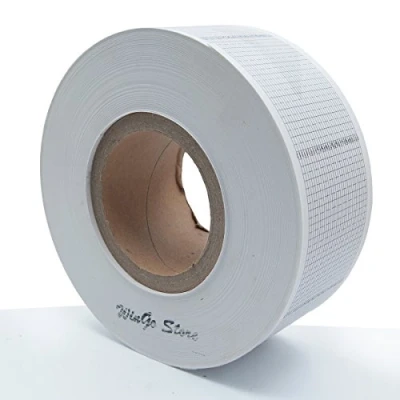 Image de 30 Note Blank Strips of Music Box Refill Paper for Handcrank Movement 50 Metres Whole Bundle