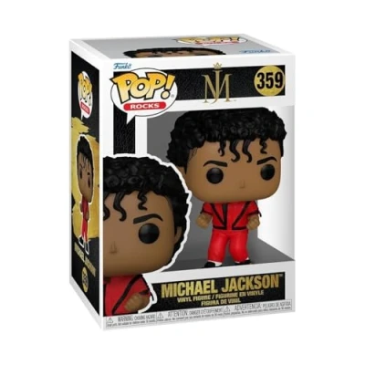 Image de Funko Pop! Rocks: Michael Jackson (Thriller) Figurine en Vinyle à Collectionner Idée de Cadeau Produits Officiels Jouets pour Les Enfants et Adultes Music Fans