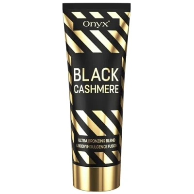 Image de Onyx Crème solaire teintée, hydratante et anti âge en cachemire noir poudre bronzante Mélange bronzant naturel pour des résultats de bronzage foncé