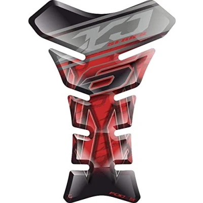 Image de Protège réservoir adhésif TANKPAD, TANKSCHUTZ, PROTECTION DE RESEVOIR, en résine effet 3D compatible avec Yamaha Xj6 X J 6 v1