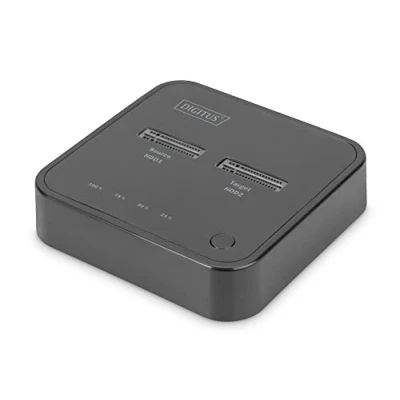 Image de DIGITUS DUAL M.2 NVME STATION D&#039;ACCUEIL SSD AVEC FONCTION CLONAGE HORS