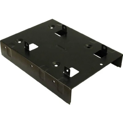 Image de Inter Tech Mounting frame Adaptateur pour baie de stockage 2.5&quot; 3.5&quot; to 2 x noir