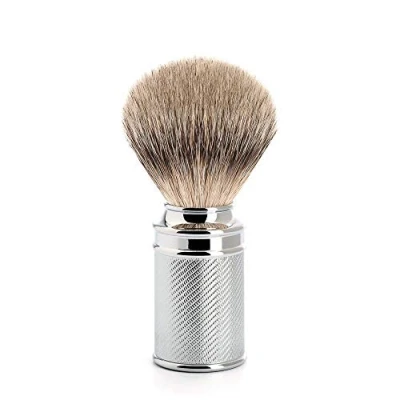 Image de MÜHLE Brosse à raser pointe argentée chromée standard