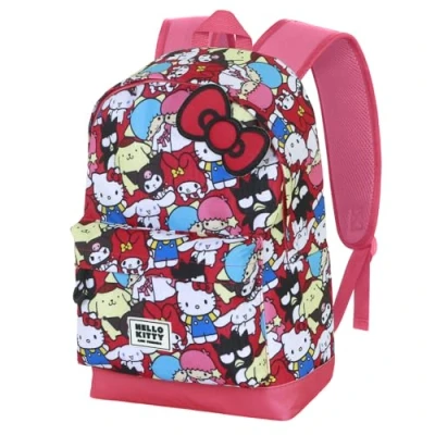 Image de Sanrio Hello Kitty Friends Sac à Dos HS Fan 2.2, Multicolore, 31 x 44 cm, Capacité 24 L