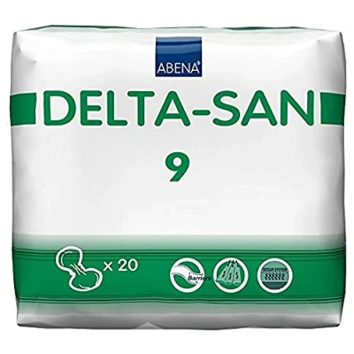 Image de Abena Delta San Feuille de dos avec toucher textile 9 2200 ml
