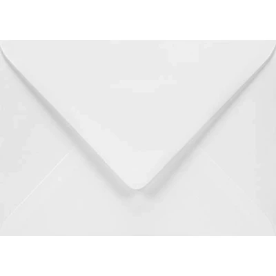 Image de Netuno 50 enveloppes blanches B6 125x175 mm 120g Aster Smooth Extra White rabat pointu élégantes de haute qualité pour cartes vœux invitations mariage Baptême anniversaires