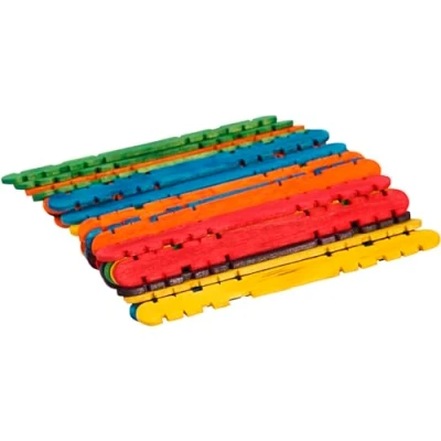 Image de Creotime coffret artisanal Constructieen bois 11,5 cm multi 30 pièces
