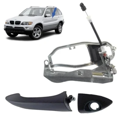 Image de STARKIT PERFORMANCE Mécanisme complet + poignée de porte extérieure compatible pour BMW X5 E53 (1999 2006) avant gauche (côté conducteur)