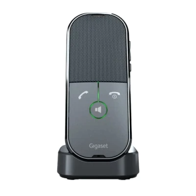 Image de Gigaset ION Haut parleur compact avec mode combiné Enceinte pour conférence Son HD Plug &amp; Play USB C Compatible Teams, Zoom et autres softphones Windows, Linux, MacOS, Anthracite