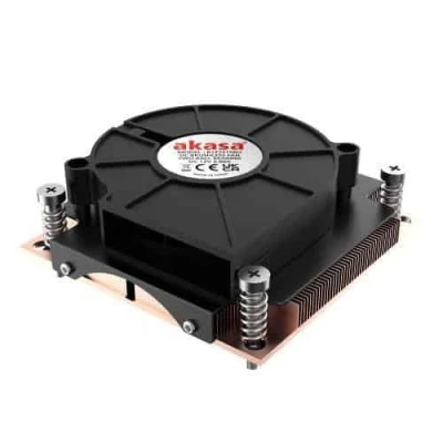 Image de Akasa AK CC7401BT01 Kühler CPU à profil bas 1U Sockel LGA 1700