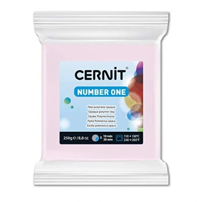 Image de CERNIT CE0900250475C Un Pain de Pâte Polymère Number one à Modeler Cuire Couleur rose Bloc 250 g