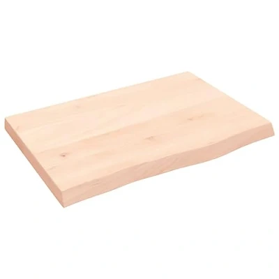 Image de vidaXL Dessus de Table 60x40x(2 4) cm Bois chêne Massif Non traité