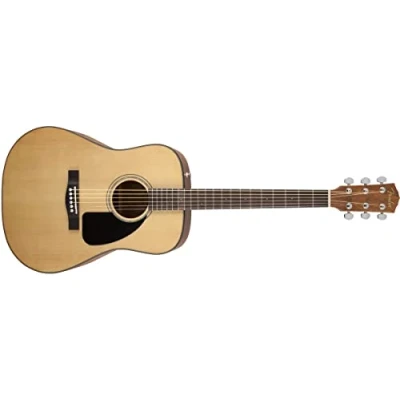 Image de Fender CD 60 Dreadnought V3 D Guitare Acoustique, Touche en Noyer, Naturel, Inclus des Cours Virtuels Gratuits sur Play