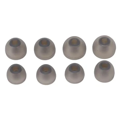 Image de Annadue 4 Paires D&#039;embouts D&#039;écouteurs en Silicone, Embouts de Rechange pour écouteurs Intra Auriculaires, D&#039;oreillettes Souples L/M/S/XS