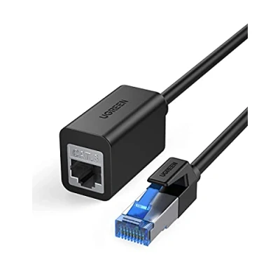 Image de UGREEN Cat 8 Rallonge Ethernet RJ45 Réseau Câble Extension Mâle à Femelle 40Gbps 2000MHz Compatible avec PS5 PS4 PC Routeur Modem Switch TV Box (0.5M)