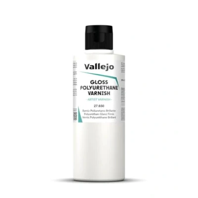 Image de Vernis polyuréthane à base d&#039;eau Vallejo 200 ml (Brillant)